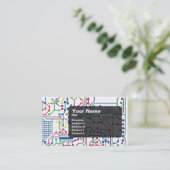 Circuitkaart Visitekaartje (Staand voorkant)