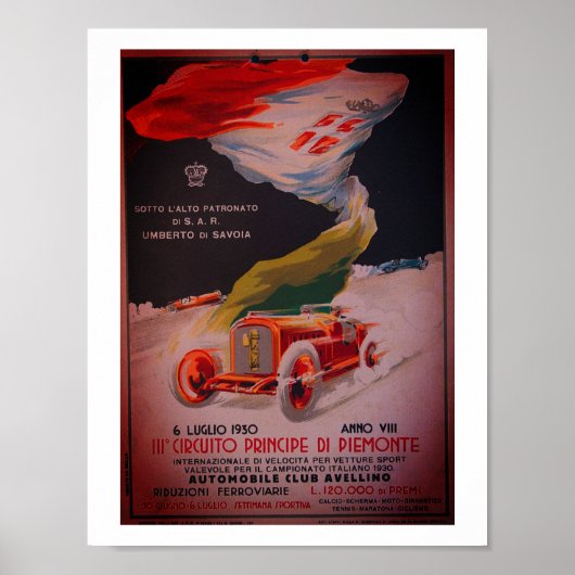 Circuito Avellino - Vintage poster uit 1930 (Voorkant)