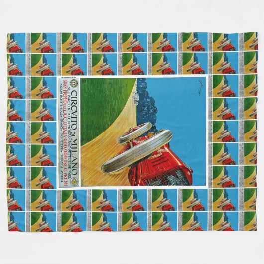 Circuito di Milano Fleece Deken (Voorkant (Horizontaal))