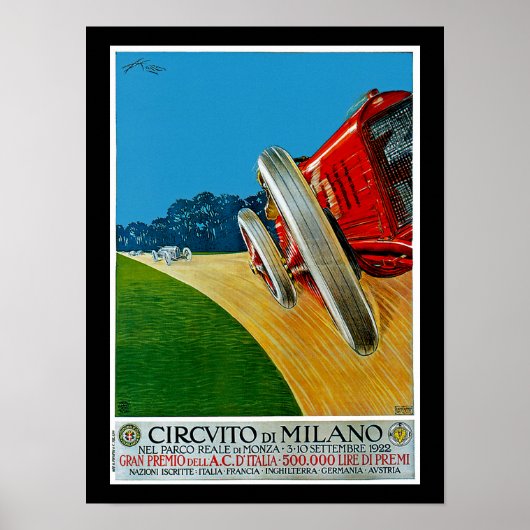 Circuito Di Milano Poster (Voorkant)
