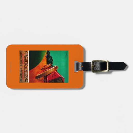 Circuito Di Milano  PosterEurope Bagagelabel (Voorkant horizontaal)