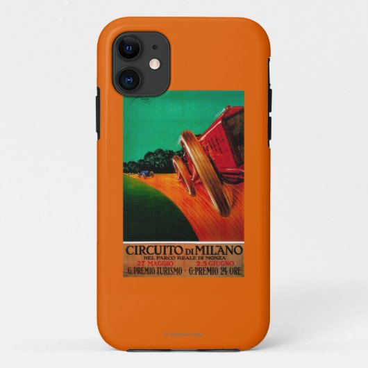 Circuito Di Milano PosterEurope Case-Mate iPhone Case (Achterkant)