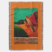 Circuito Di Milano PosterEurope Deken (Voorkant Verticaal)