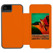 Circuito Di Milano  PosterEurope Incipio iPhone Portemonnee Hoesje (Agenda Open)