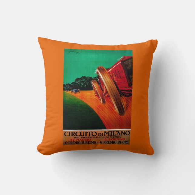 Circuito Di Milano  PosterEurope Kussen (Voorkant)