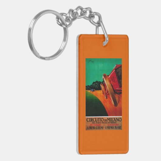 Circuito Di Milano  PosterEurope Sleutelhanger (Voorkant Links)