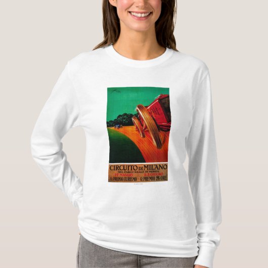 Circuito Di Milano PosterEurope T-shirt (Voorkant)