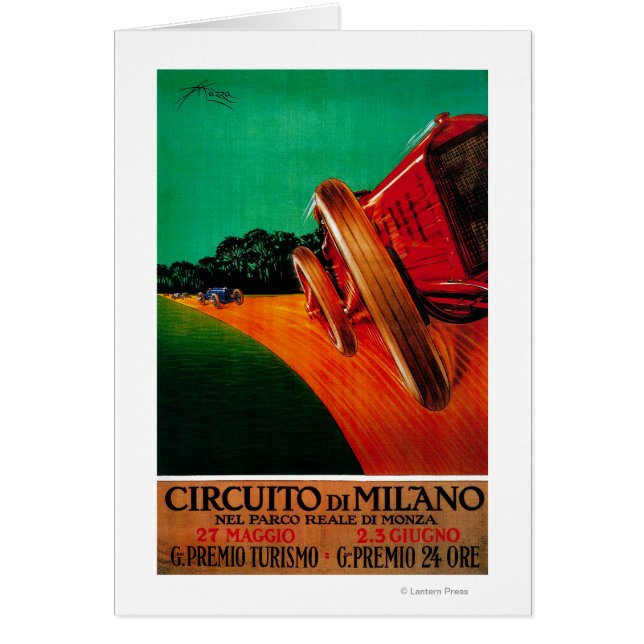 Circuito Di Milano Vintage PosterEurope (Voorkant)