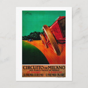 Circuito Di Milano Vintage PosterEurope Briefkaart