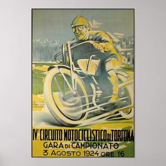 Circuito Motociclistico-1924 Poster (Voorkant)