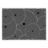 Circuitpatroon zwart-wit foto afdruk (Voorkant)