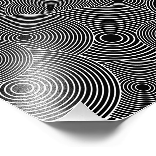 Circuitpatroon zwart-wit foto afdruk (Hoek)