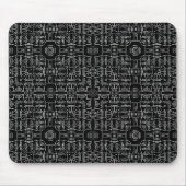 Circuitry Mandala One Mousepad Muismat (Voorkant)
