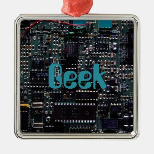 Circuitry Metalen Ornament (Voorkant)