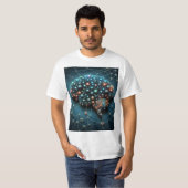 Circuitry of Thought Geweven Wijsheid van de herse T-shirt (Voorkant volledig)