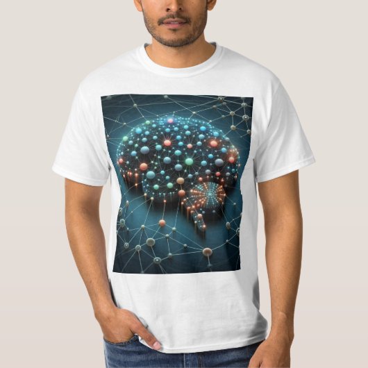 Circuitry of Thought Geweven Wijsheid van de herse T-shirt (Voorkant)
