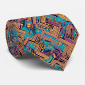 Circuitry Stropdas (Opgerold)