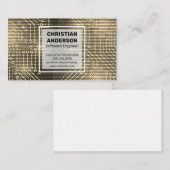 Circuits | Binaire code Visitekaartje (Voorkant / Achterkant)