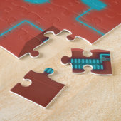 Circuits Jigzaag Puzzle Legpuzzel (Zijkant)