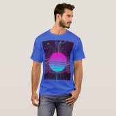 Circuits of the Sun Vaporwave T-shirt (Voorkant volledig)