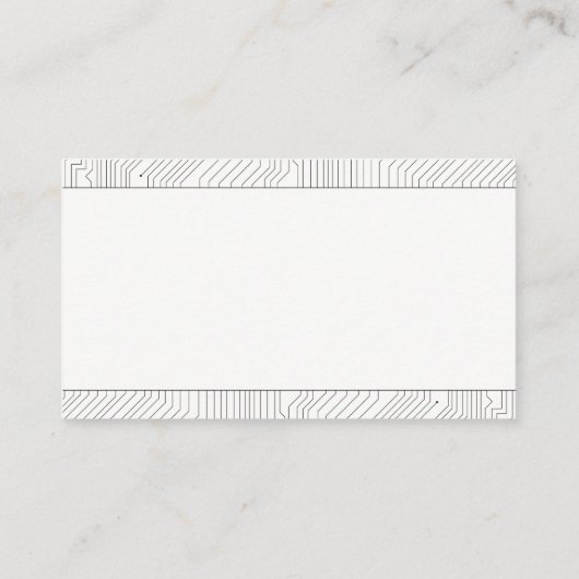 Circuits | Software programmeren Visitekaartje (Achterkant)