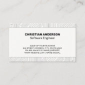 Circuits | Software programmeren Visitekaartje (Voorkant)