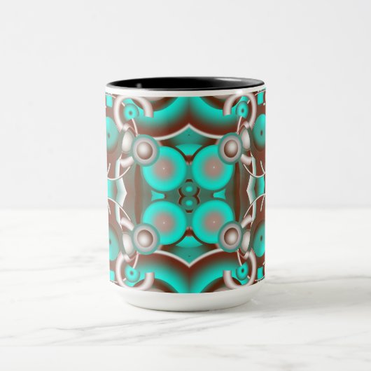 Circulair Celsius Concentric Circles Pattern Mok (Midden)