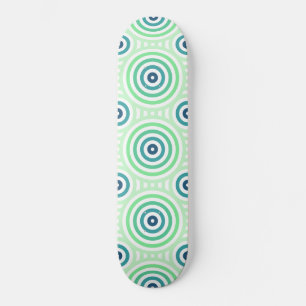 Circulair geometrisch patroon van de retroflector persoonlijk skateboard