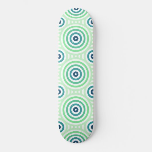 Circulair geometrisch patroon van de retroflector persoonlijk skateboard (Voorkant)