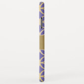 Circulair Goud Paars Patroon Case-Mate iPhone Case (Achterkant/rechts)