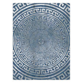 Circulair Grieks Meander Patroon - Grieks Sleutels Tafelkleed (Voorkant)