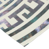 Circulair Grieks Meander Patroon - Griekse sleutel Korte Tafelloper (Hoek)