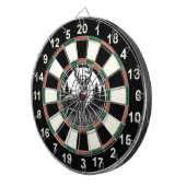 Circulair hert met Forest Target Dartbord (Voorkant Rechts)