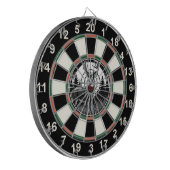 Circulair hert met Forest Target Dartbord (Voorkant Links)