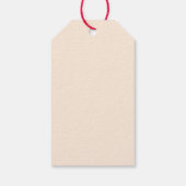 Circulair mozaïek dank je wel cadeaulabel (Achterkant)