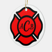 Circulair naar St. Florian (stijl 1) Keramisch Ornament (Links)