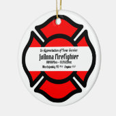 Circulair naar St. Florian (stijl 2) Keramisch Ornament (Links)