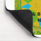 Circulair ontwerp "Fijne dag en betere nacht" Muismat (Hoek)