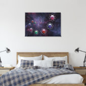 Circulair redeneren Canvas Print (Insitu (Slaapkamer))