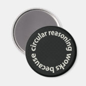Circulair redeneren werkt omdat magneten (Voorkant / Achterkant)