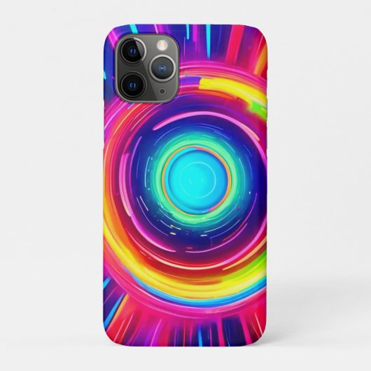 Circulair spectrum: een levendige verkenning van k Case-Mate iPhone case (Achterkant)