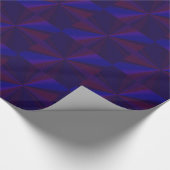 Circulair verlooppatroon blauw naar Paars Cadeaupapier (Hoek)