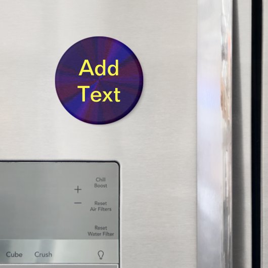 Circulair verlooppatroon blauw naar Paars Magneet (Insitu (Koelkast))