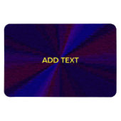 Circulair verlooppatroon blauw naar Paars Magneet (Horizontaal)