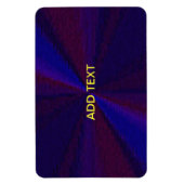 Circulair verlooppatroon blauw naar Paars Magneet (Verticaal)