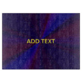 Circulair verlooppatroon blauw naar Paars Snijplank (Voorkant)