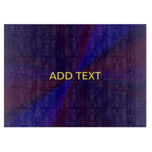 Circulair verlooppatroon blauw naar Paars Snijplank (Voorkant)