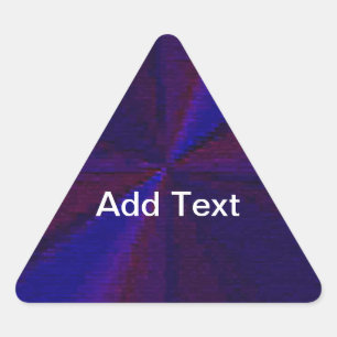 Circulair verlooppatroon blauw naar Paars Sticker