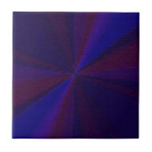 Circulair verlooppatroon blauw naar Paars Tegeltje (Voorkant)