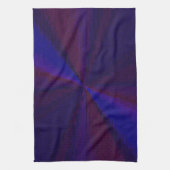 Circulair verlooppatroon blauw naar Paars Theedoek (Verticaal)